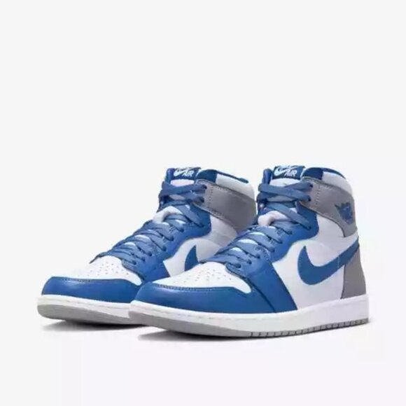 Nike Air Jordan 1 Retro High OG Mens Casual Shoe Blue White DZ5485-410 NEW Multi - Picture 5 of 6